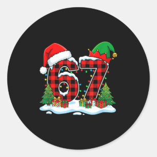 67 Festive Celebrations Classic Round Sticker