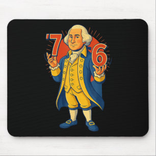 67 Funny George Washington Meme Six Seven Gen Alph Mouse Pad