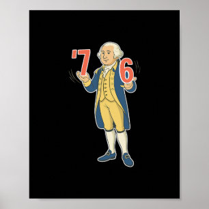 67 Funny George Washington Meme Six Seven Gen Alph Poster