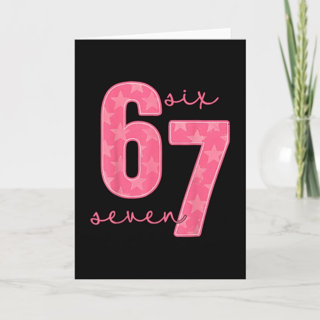 67 Funny Meme 1  Card (Front)