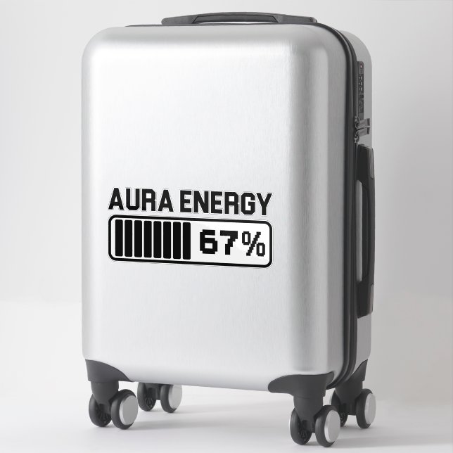 67 Funny Meme Aura Energy at 67 Six Seven Meme Gen (Suitcase)