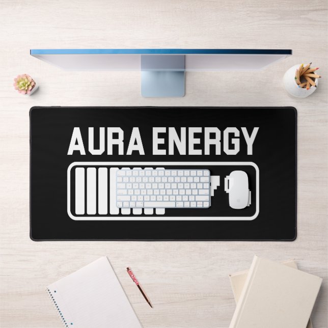 67 Funny Meme Aura Energy at 67 Six Seven Meme Gen Desk Mat (Office 1)