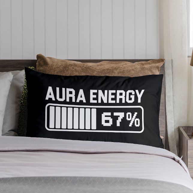 67 Funny Meme Aura Energy at 67 Six Seven Meme Gen Lumbar Cushion (Creator Uploaded)
