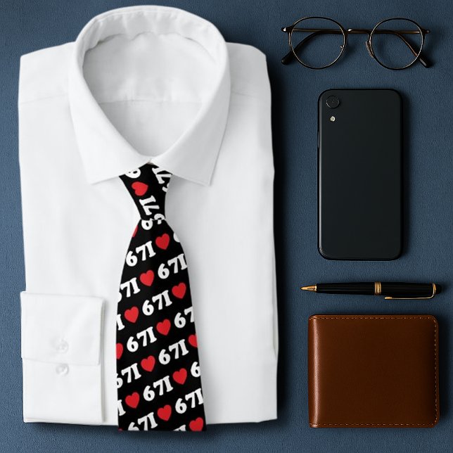 67 Funny Meme I Love Six Seven 67th Birthday Tie (Creator Uploaded)