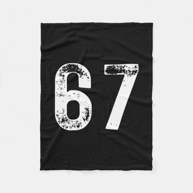67 - Funny Meme Pullover Hoodie  Fleece Blanket (Front)