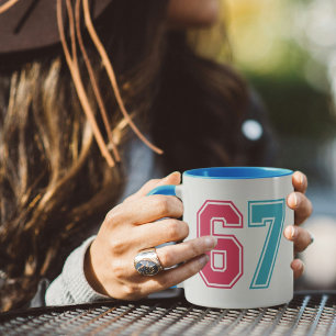 67 Funny Meme Six Seven Gen Alpha Mug