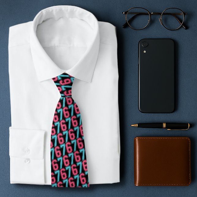 67 Funny Meme Six Seven Gen Alpha Tie (Creator Uploaded)