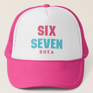 67 Funny Meme Six Seven Gen Alpha Trucker Hat