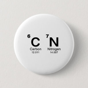 67 Funny Meme Six Seven Science Periodic Table Che 6 Cm Round Badge