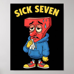 67 Funny Men Women Six Seven Humor Meme Brainrot S Poster