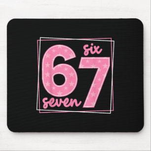 67 Funny Number 67 Birthday Meme Mouse Pad