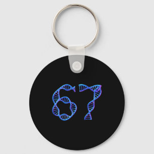 67 Funny Number Meme Dna Replication Molecular Bio Key Ring