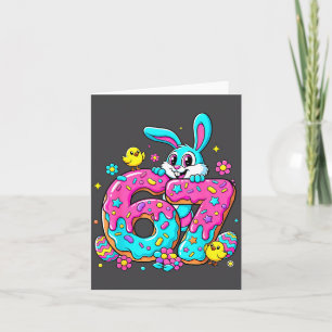 67 Funny Six Seven Gen Meme Cute Rabbit Bunny East Card
