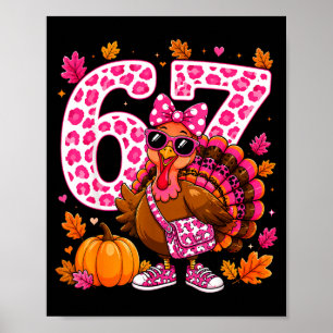 67 funny turkey thanksgiving gobble girls thankful poster