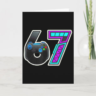 67 Gamer Console Controller Design Card