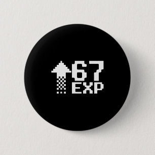 67 Gaming Kids Drip Meme Funny Six Seven Gen Alpha 6 Cm Round Badge