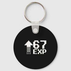 67 Gaming Kids Drip Meme Funny Six Seven Gen Alpha Key Ring
