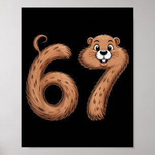 67 Groundhog Day Funny Groundhog 67 Pajamas Kids B Poster