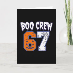 67 Halloween Boo Crew Sports Card