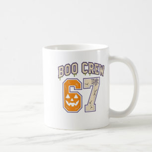 67 Halloween Boo Crew Sports Jersey Brainrot Meme  Coffee Mug