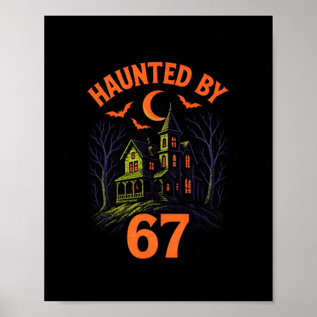 67 Halloween Costume Brainrot Teacher 6-7 Meme Six Poster (Front)