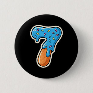 67 Halloween Costume Duo Matching Number 6 And 7 I 6 Cm Round Badge