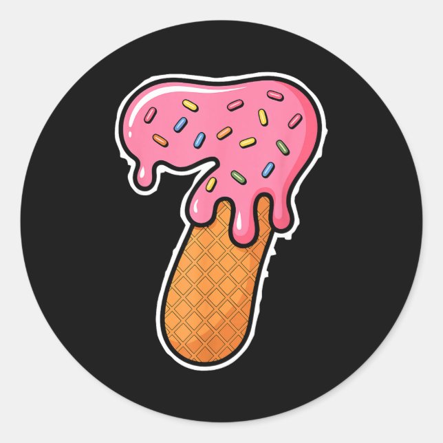 67 Halloween Costume Duo Matching Number 6 And 7 I Classic Round Sticker (Front)