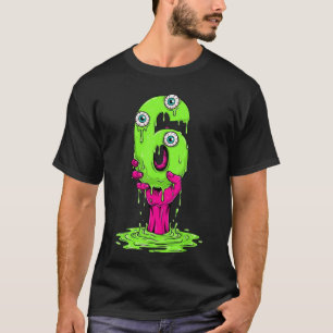 67 Halloween Costume Funny Number 6 Six Meme for G T-Shirt