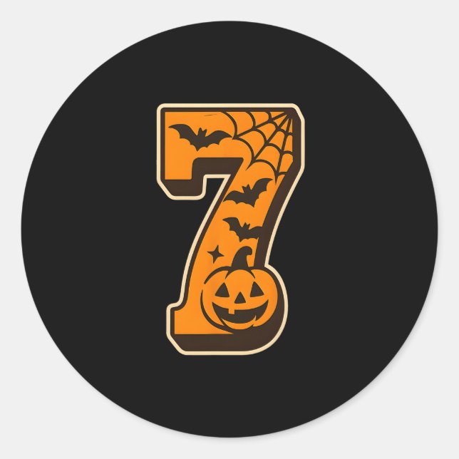 67 Halloween Matching Twin Boys Girls Brothers Sis Classic Round Sticker (Front)