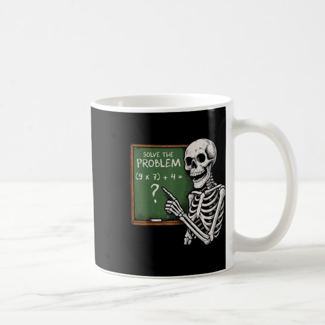 67 Halloween Math Funny Six Seven Meme Brainrot Sk Coffee Mug (Right)