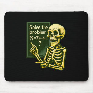 67 Halloween Math Funny Six Seven Meme Brainrot Sk Mouse Pad