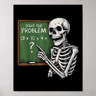 67 Halloween Math Funny Six Seven Meme Brainrot Sk Poster
