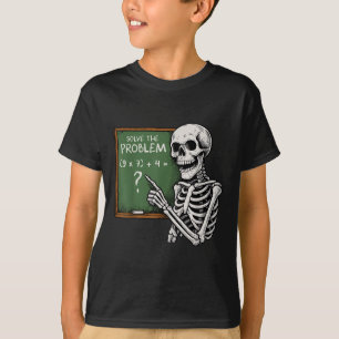 67 Halloween Math Funny Six Seven Meme Brainrot Sk T-Shirt