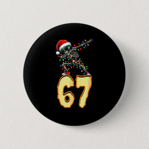 67 Halloween Meme 6 7 Numbers Six Seven Funny Kids Cm Round Badge