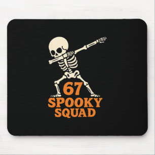 67 Halloween Meme 6 7 Numbers Six Seven Funny Kids Mouse Pad