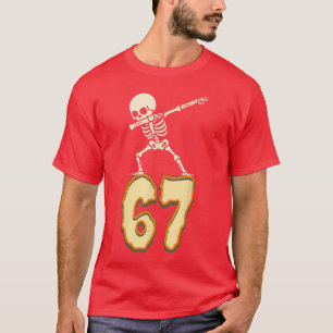 67 Halloween Meme 6 7 Numbers Six Seven Funny Kids T-Shirt
