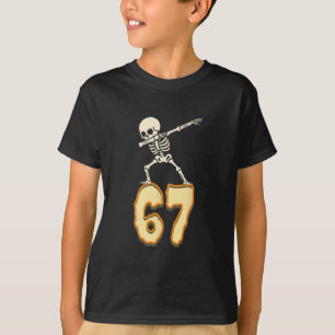 67 Halloween Meme 6 7 Numbers Six Seven Funny Kids T-Shirt