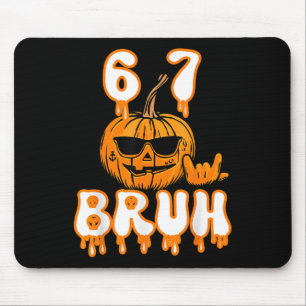67 Halloween Meme Brainrot Costume Kids 6-7 Six Se Mouse Pad