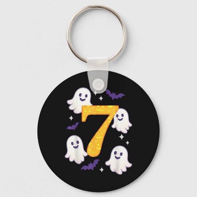 67 Halloween Meme Funny Six Seven Halloween Costum Key Ring (Front)