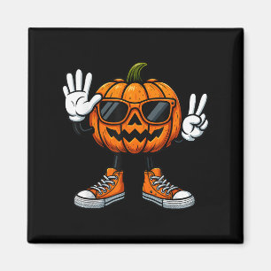 67 Halloween Pumpkin Funny Brainrot Meme Kids Six Magnet