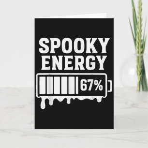 67 Halloween Soky Energy Brainrot Meme Six Seven B Card