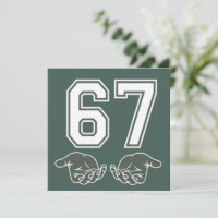 67 Hand Funny Six Seven Meme Generation Alpha