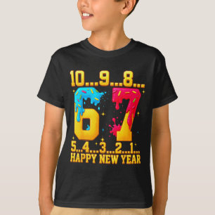 67 Happy New Year Six Seven Funny Countdown 2026  T-Shirt