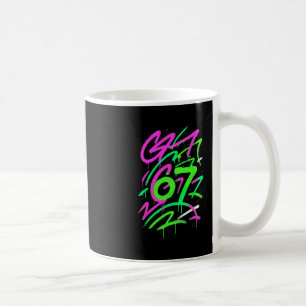 67 Hidden Meme Trending Gen Z Alpha Six Seven 6 7 Coffee Mug