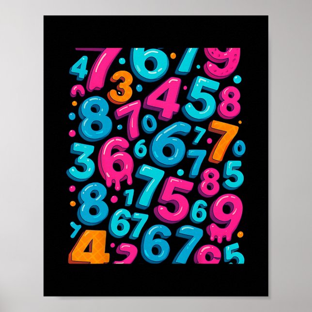 67 Hidden Meme Trending Gen Z Alpha Six Seven 6 7  Poster (Front)
