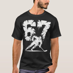 67 Hockey Cool Six Seven Gen Alpha Slang Winter T-Shirt