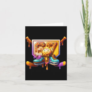 67 Hockey Drip Number Funny Meme Style Boys Graphi Thank You Card