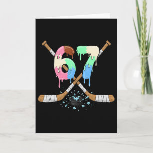 67 Hockey Lover Drip Number Funny Meme Dripping Ic Card