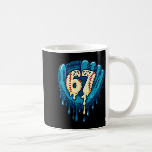 67 Ice Cream Drip Funny Six Seven Baseball  Coffee Mug