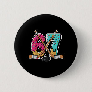 67 Ice Cream Drip Hockey Gen Alpha Slang Six Seven 6 Cm Round Badge
